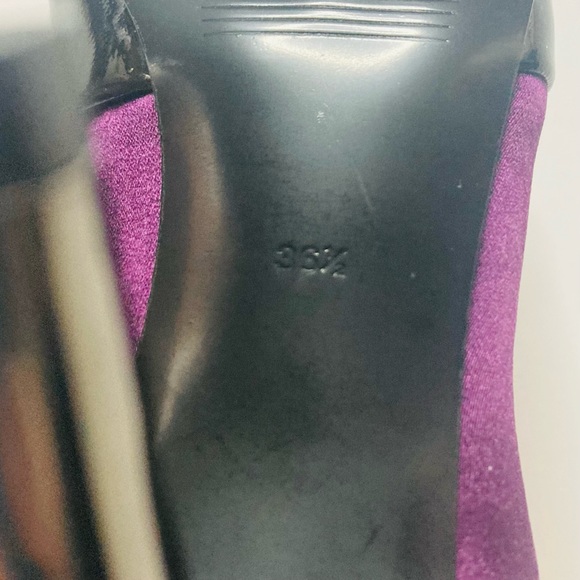 NWOT Stella Luna purple and chrome stiletto pumps - Picture 6 of 6